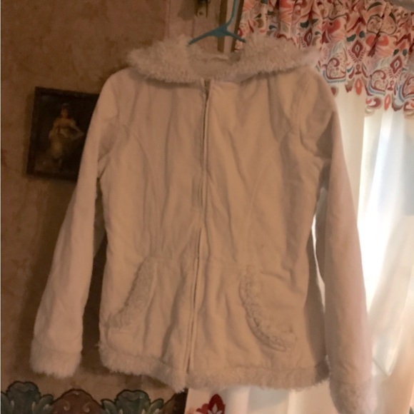 Seventy seven 77💕White corduroy winter coat 💕 - Picture 10 of 10